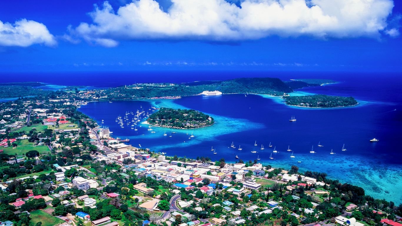 Port Vila harbour, Vanuatu