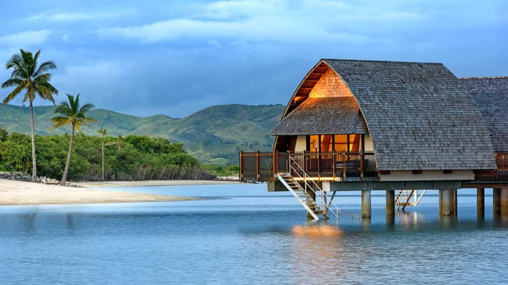 Fiji Marriott oer water bungalows Holiday accommodation Island Escapes