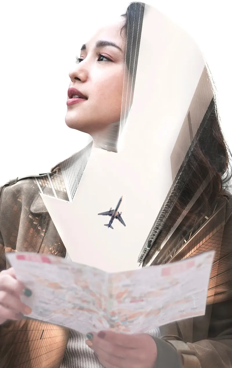 urban double exposure portrait scaled 1 (1)